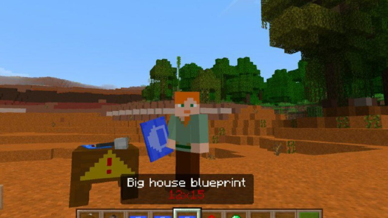 Blueprint from Villager Build House Mod for Minecraft PE