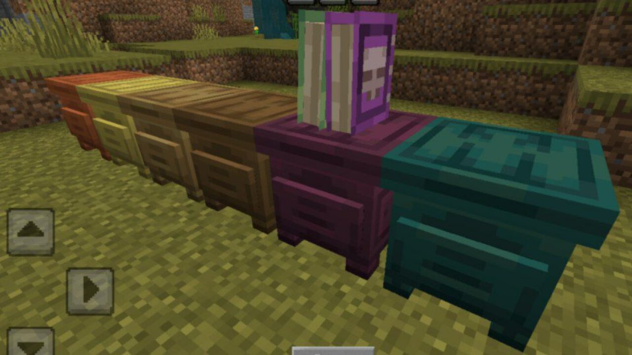 Cabinets from DecoDrop Mod for Minecraft PE