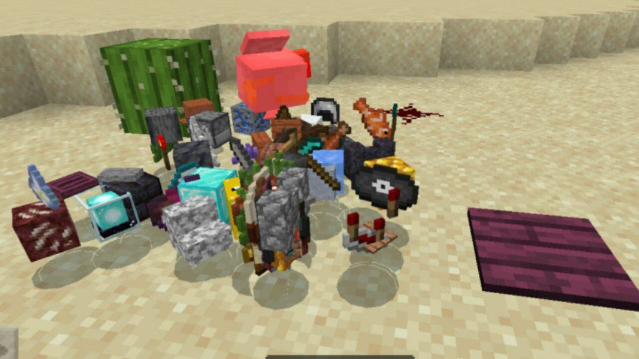 Chicken Loot from Random Items Mod for Minecraft PE