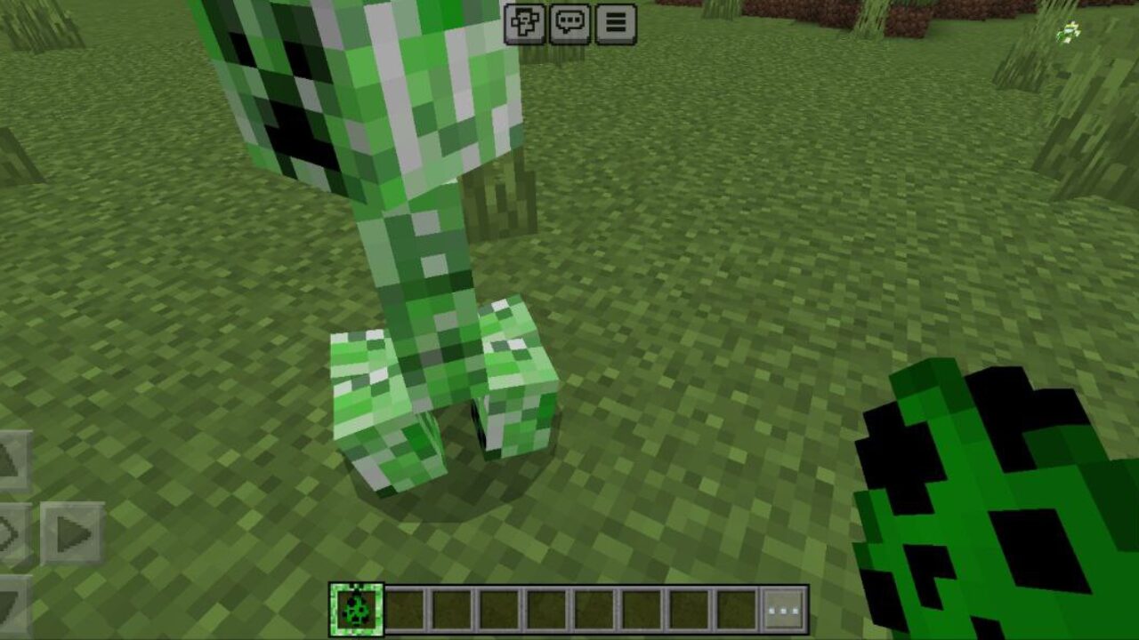 Creeper from Frames Texture Pack for Minecraft PE