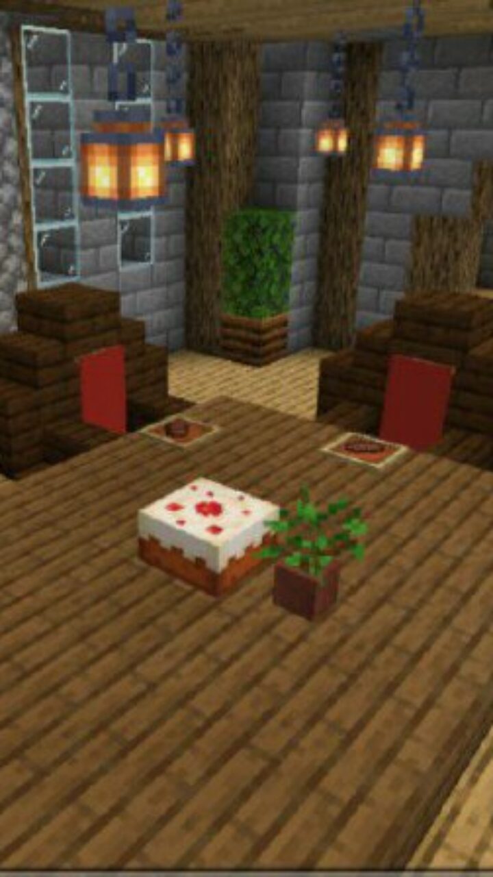 Dinning Room from Two Castles Map for Minecraft PE