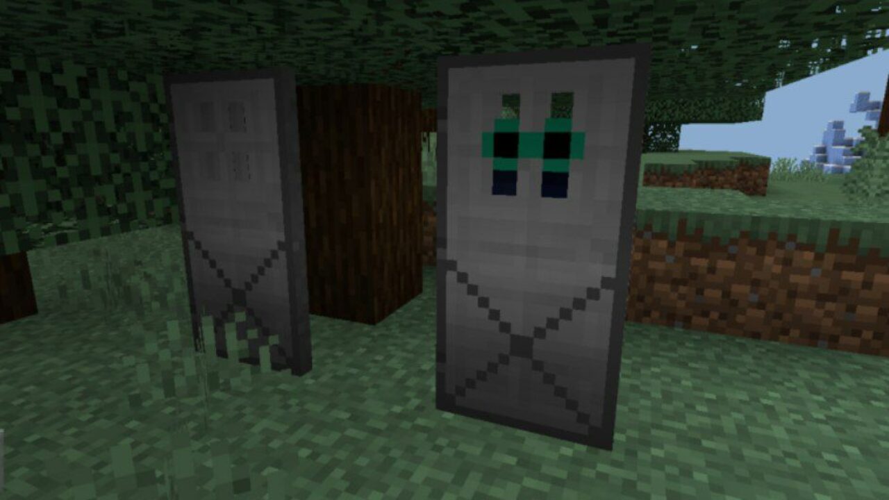 Doors from Protected Houses Mod for Minecraft PE