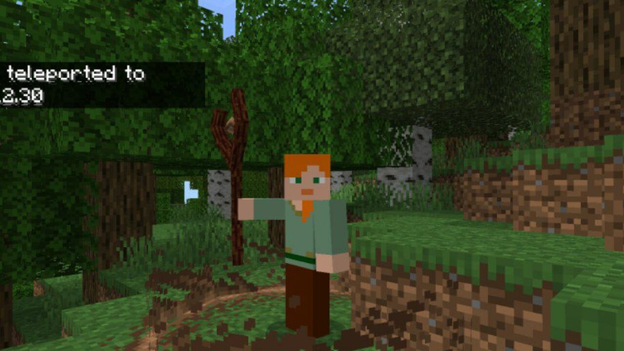 Effect from Magic Staffs Mod for Minecraft PE