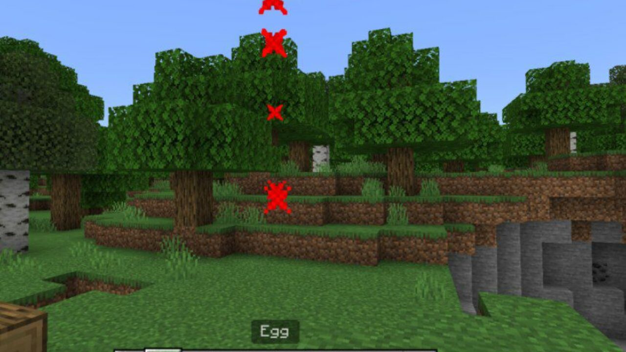 Egg from 3D Projectiles Texture Pack for Minecraft PE