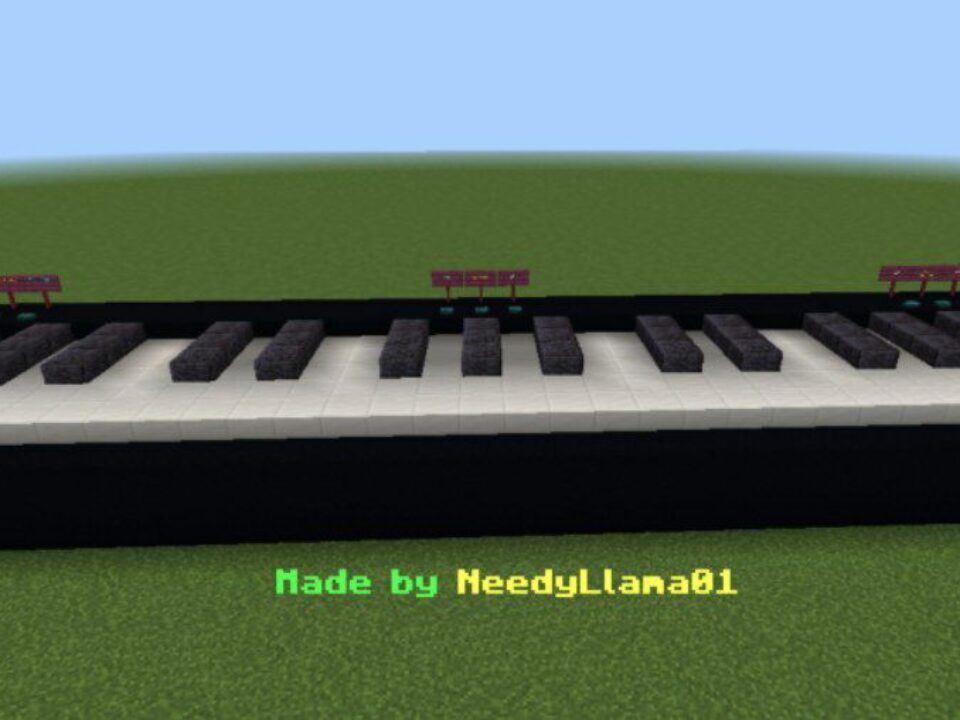 Electric Piano Map for Minecraft PE