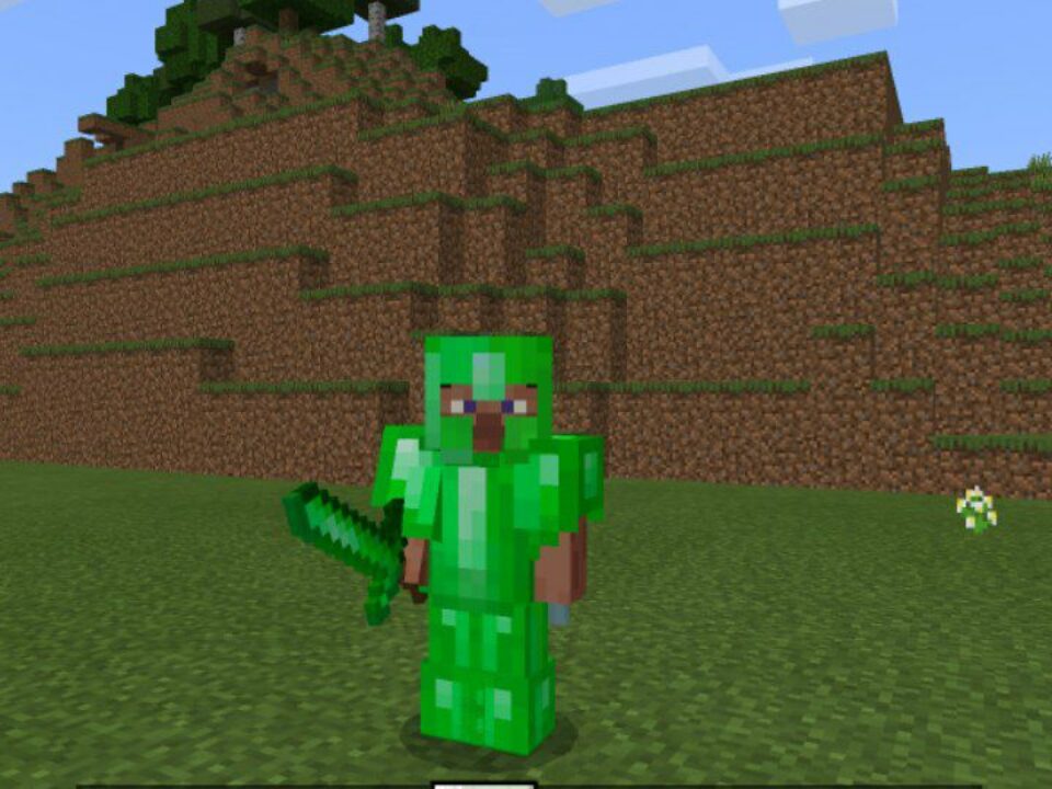 Emerald Mod for Minecraft PE