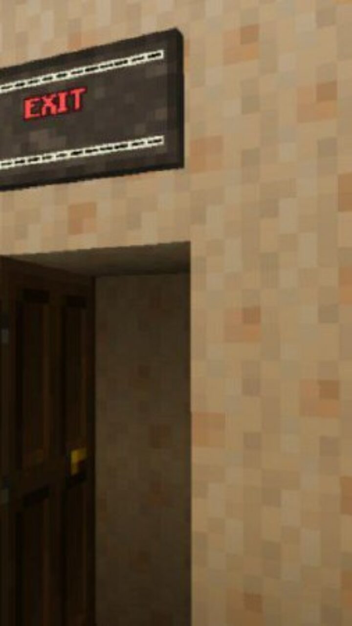 Exit from Horror Backrooms Map for Minecraft PE