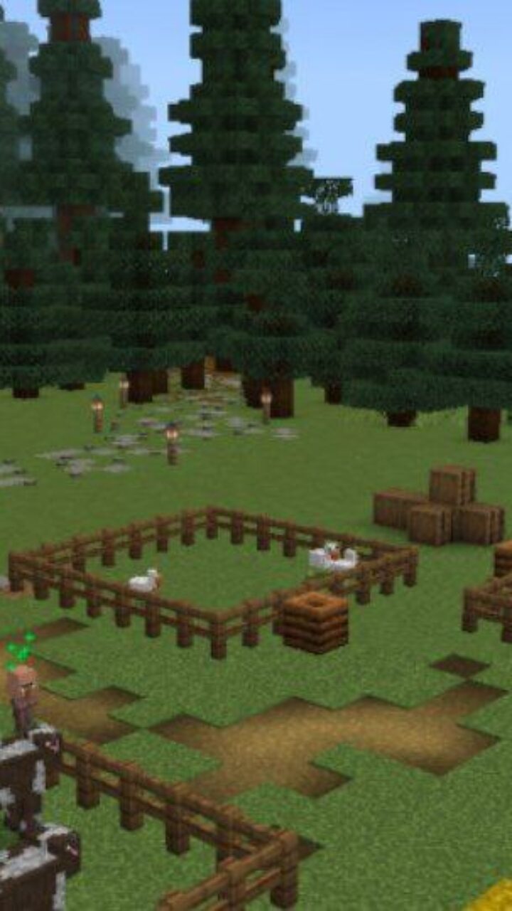 Farm from Horror for Two Map for Minecraft PE