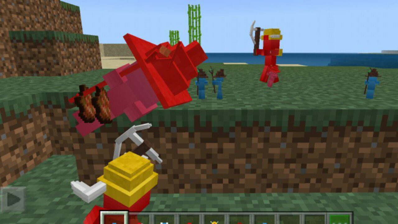 Fighting from Clay Mod for Minecraft PE