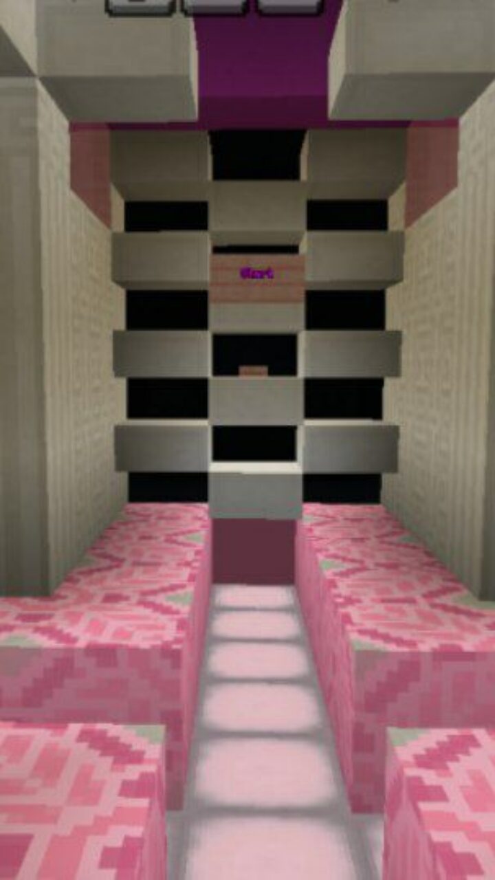 First Room from Lucky Block Race Map for Minecraft PE