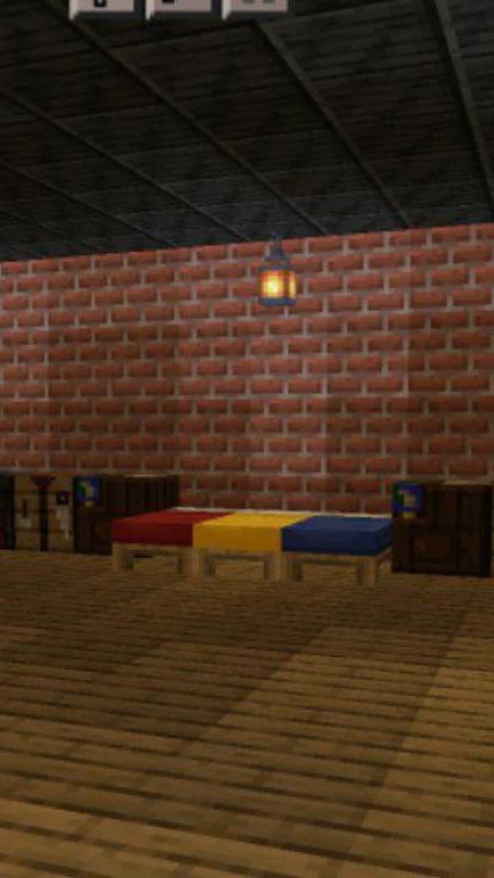 First Room from Nanobana Kinako Train Map for Minecraft PE