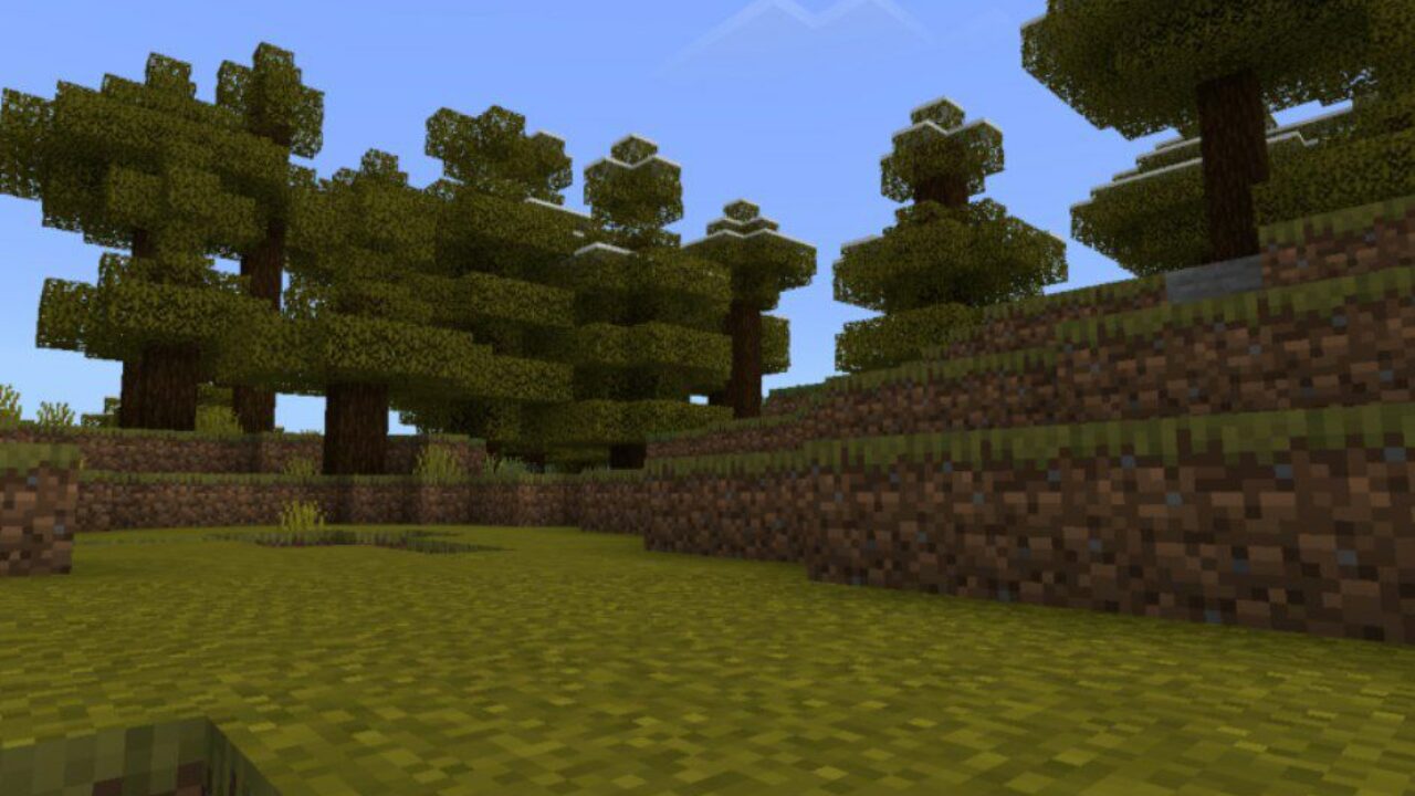 Forest from Dead Nature Texture Pack for Minecraft PE