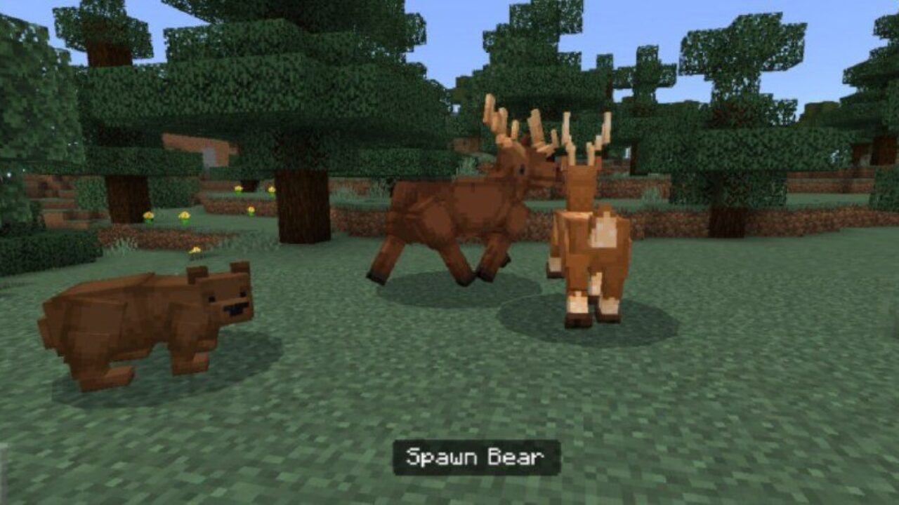 Forest Mobs Mod for Minecraft PE