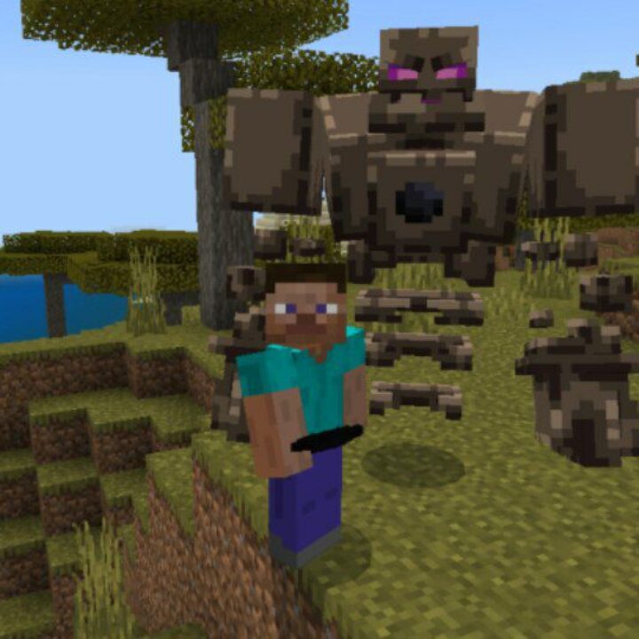 Golem Boss Mod for Minecraft PE