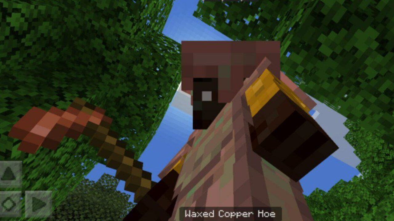 Hoe from Copper Mod for Minecraft PE