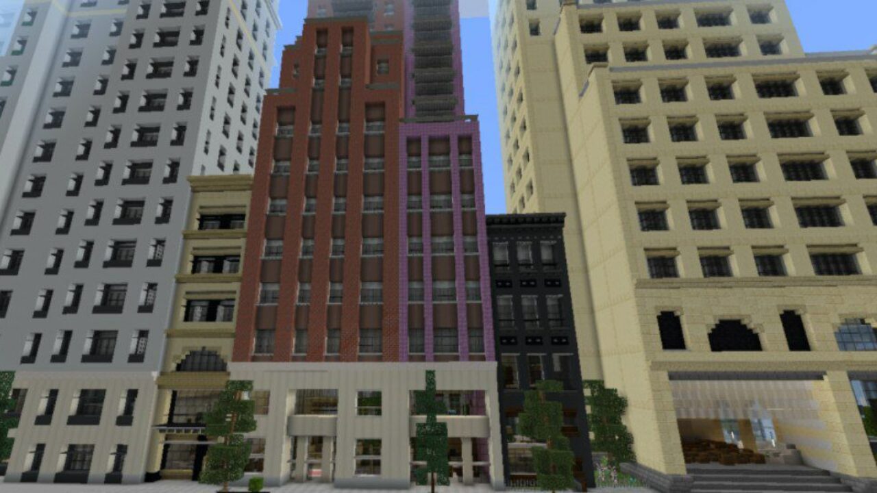 Hotels City Map for Minecraft PE