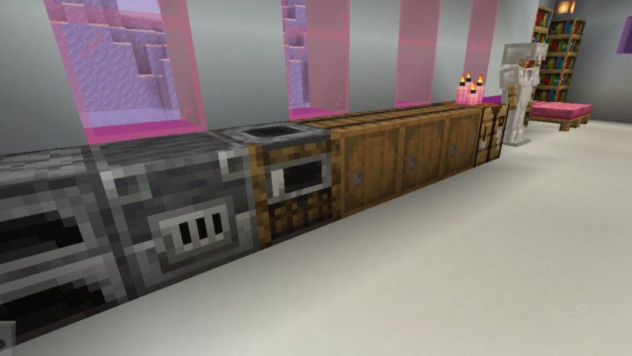 Inside from Animal Houses Mod for Minecraft PE