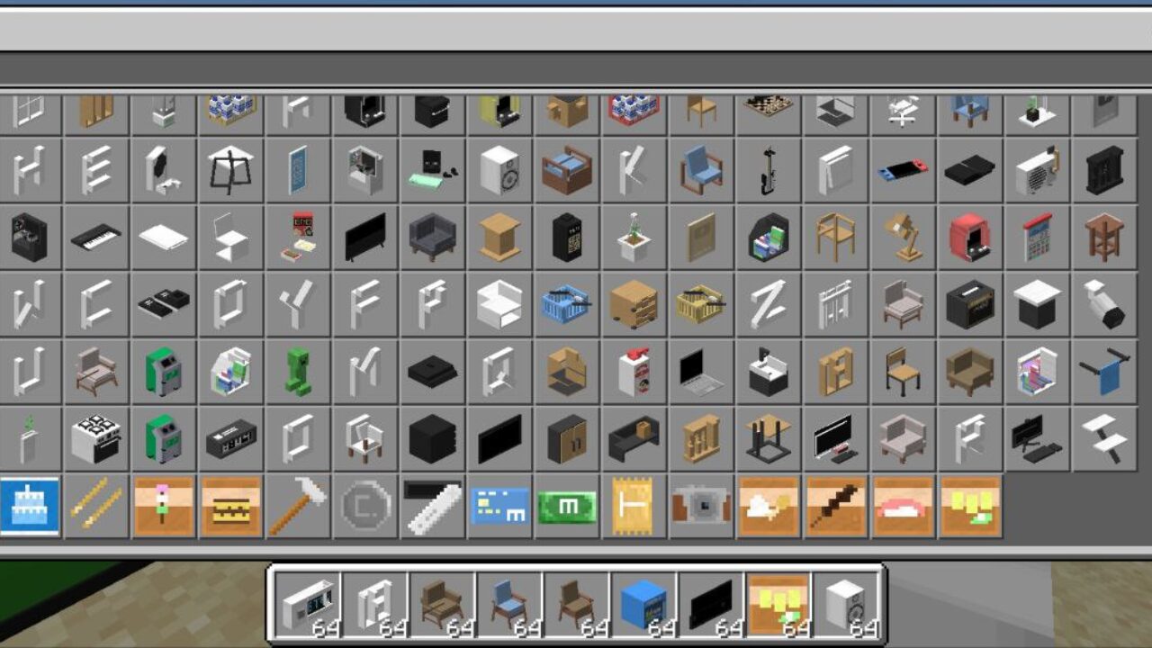 Inventory from Monodeco Plus Mod for Minecraft PE