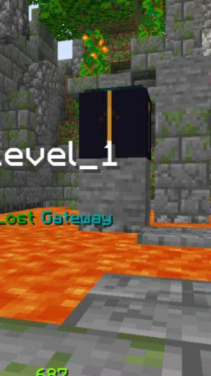 Level from Unfair Parkour Map for Minecraft PE