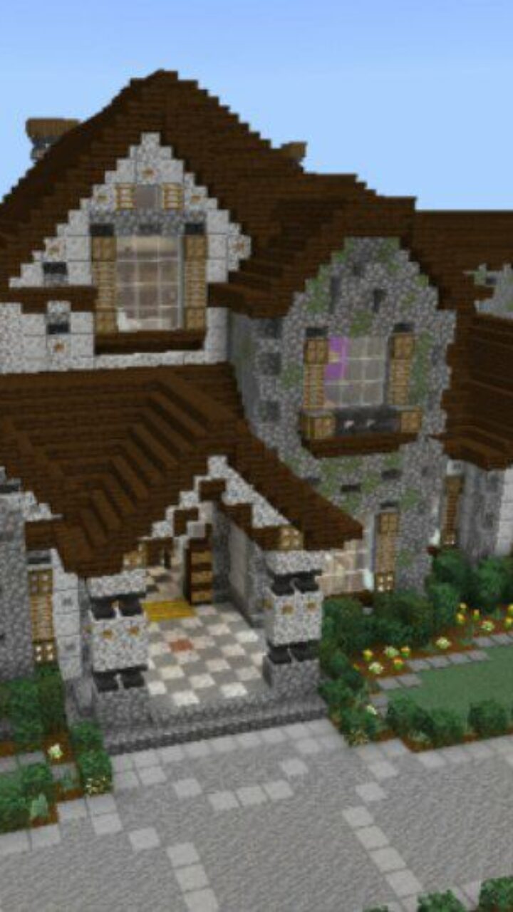 Mansion from Two Houses Map for Minecraft PE