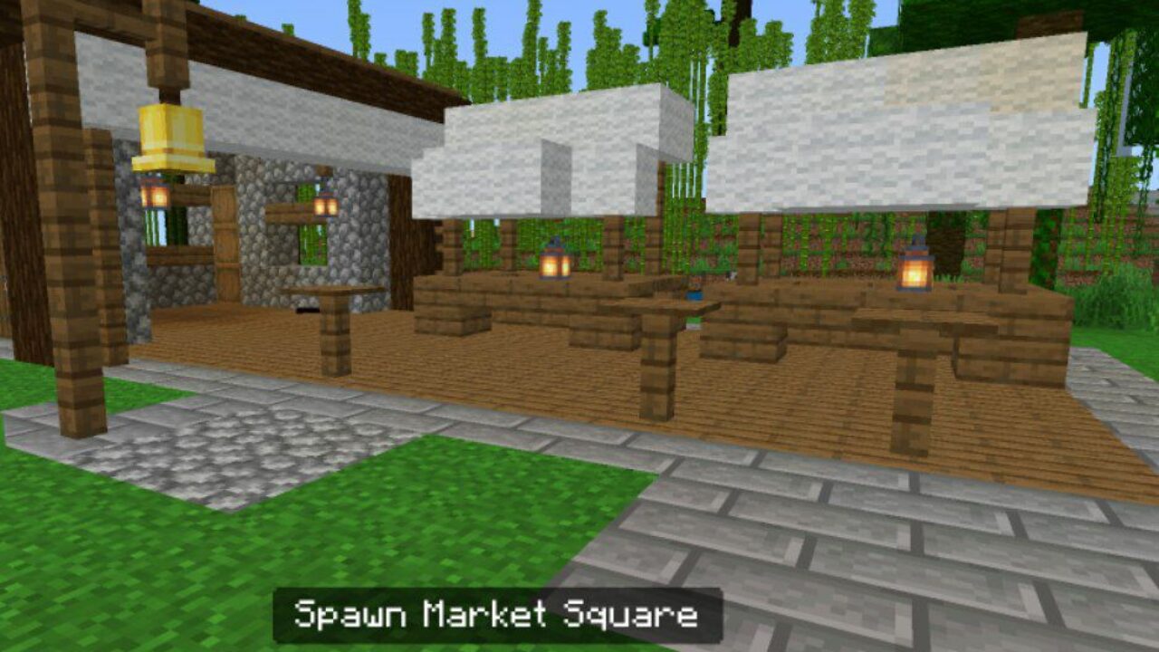 Market from Easy House Mod for Minecraft PE