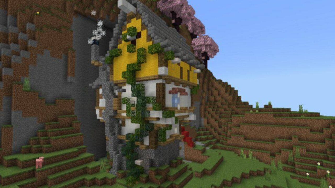 Medieval from Spawn Houses Mod for Minecraft PE