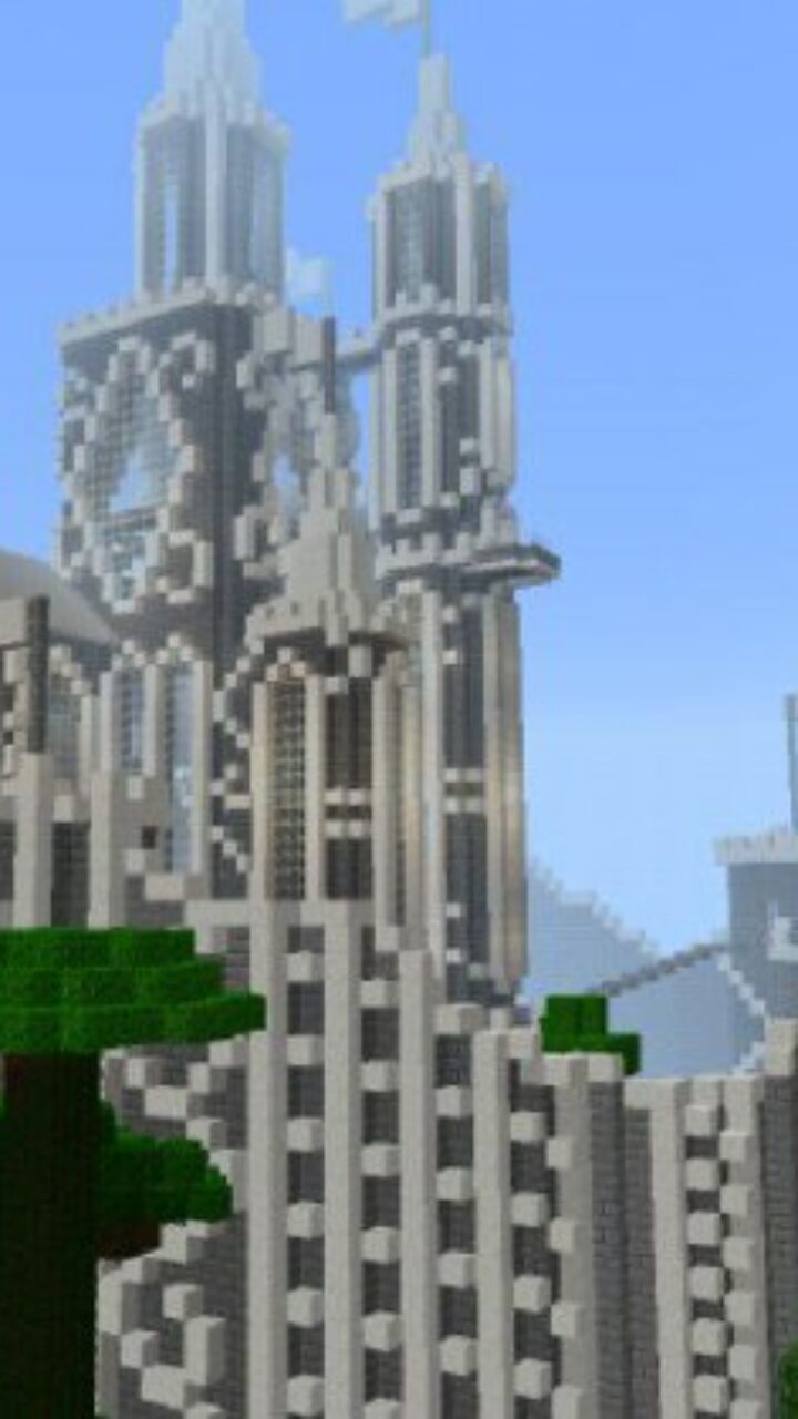 Medieval from Two Towers Map for Minecraft PE