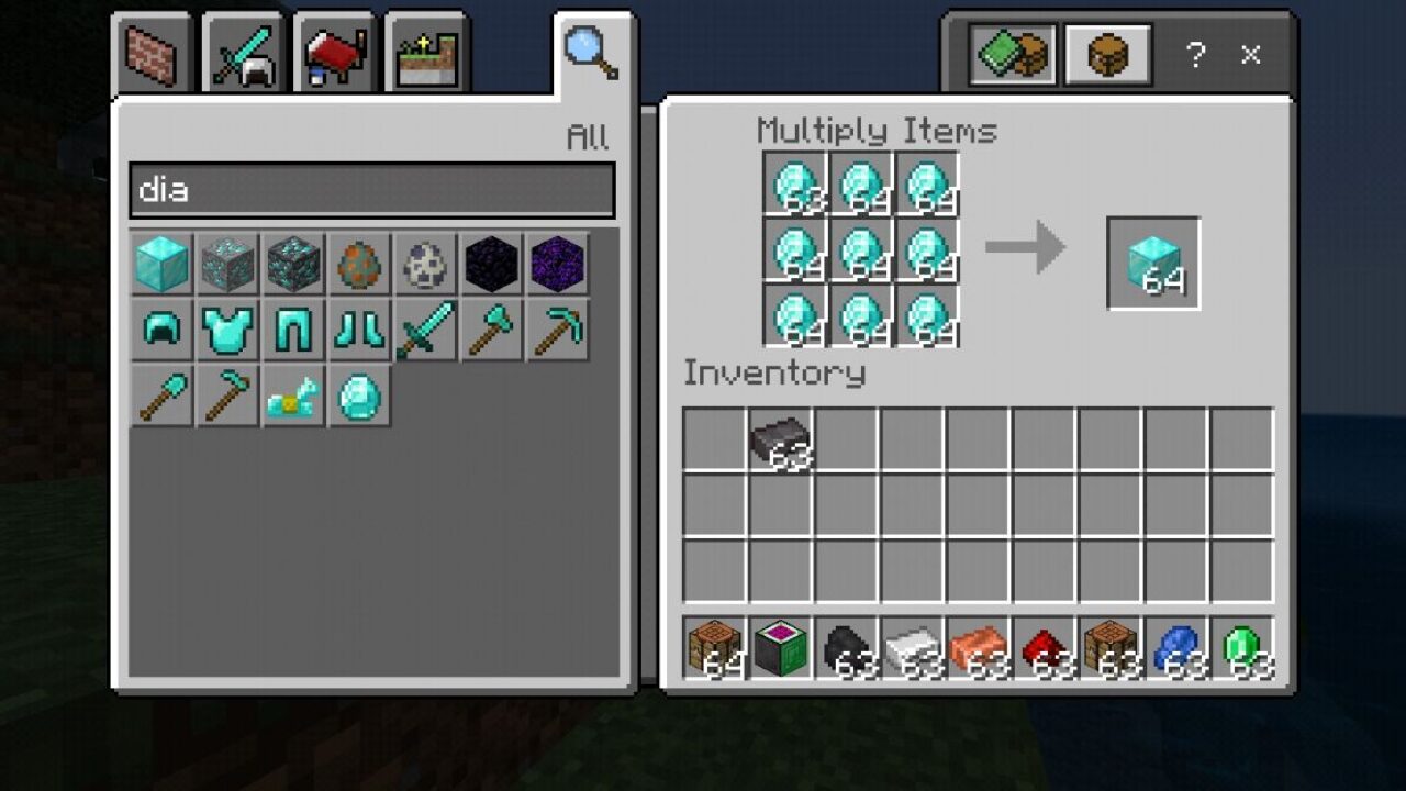 More Items from Multiply Items Mod for Minecraft PE