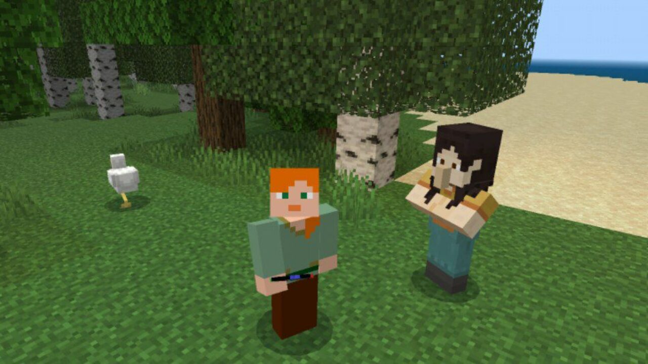 NPC from Items Menu Mod for Minecraft PE