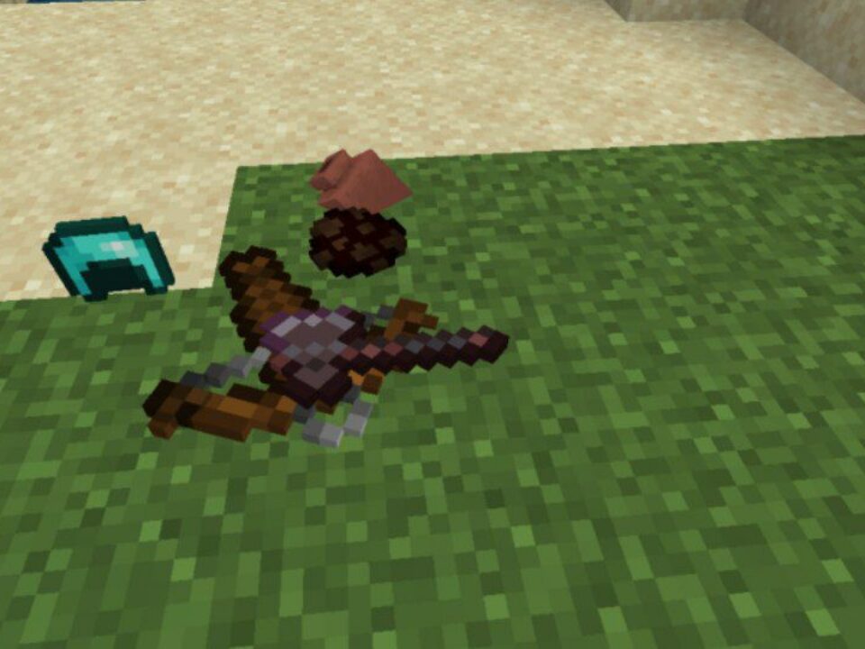 Objects on the Ground Mod for Minecraft PE