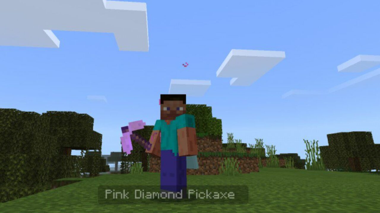 Pickaxe from Diamond Mod for Minecraft PE