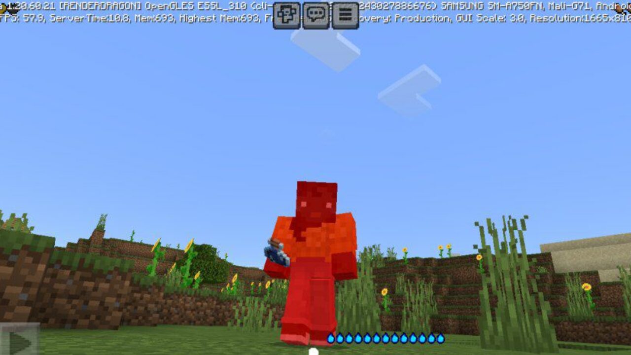 Poisoned from Realistic Survival Mod for Minecraft PE