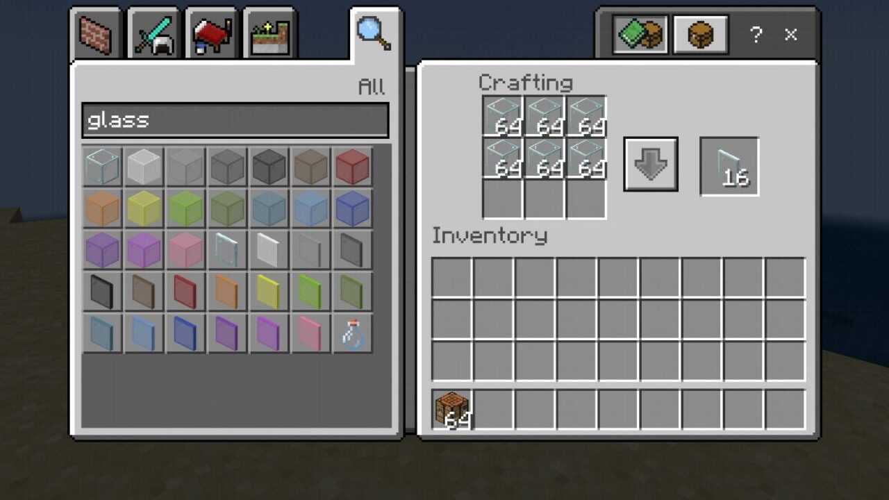 Process from Craft Mod for Minecraft PE