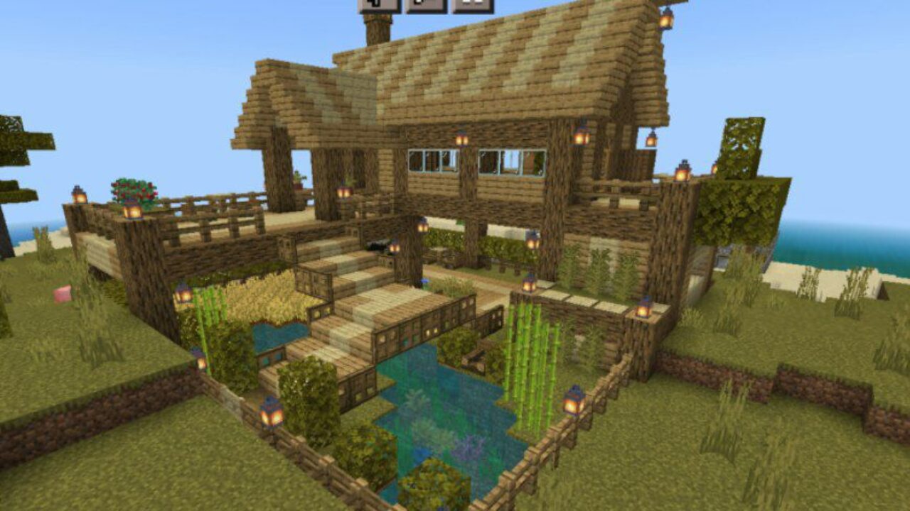 Quick House Construction Mod for Minecraft PE