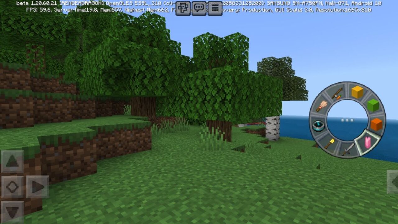 Right Side from Circular Hotbar Texture Pack for Minecraft PE