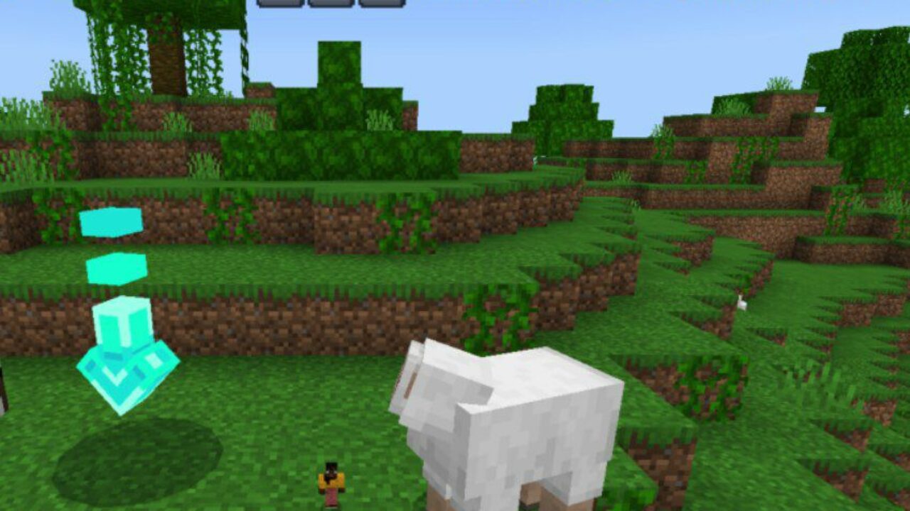 Sheep from Player Magnifier Mod for Minecraft PE