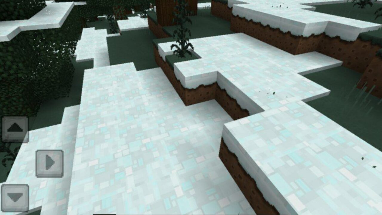 Snow from Mosaic RTX Texrure Pack for Minecraft PE