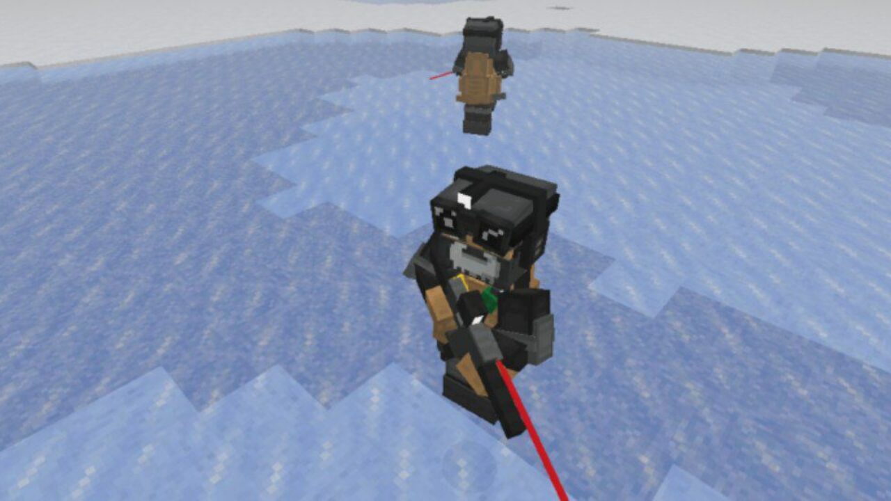 Soldier from City Survival Mod for Minecraft PE