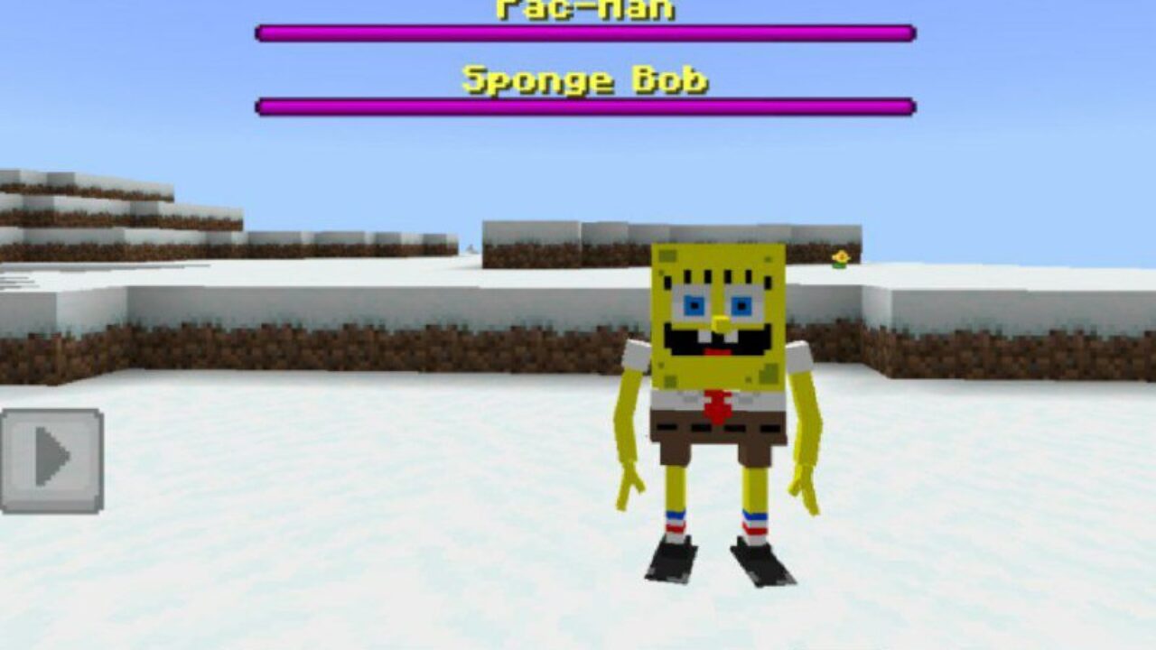 Sponge Bob from Multiverse Mod for Minecraft PE