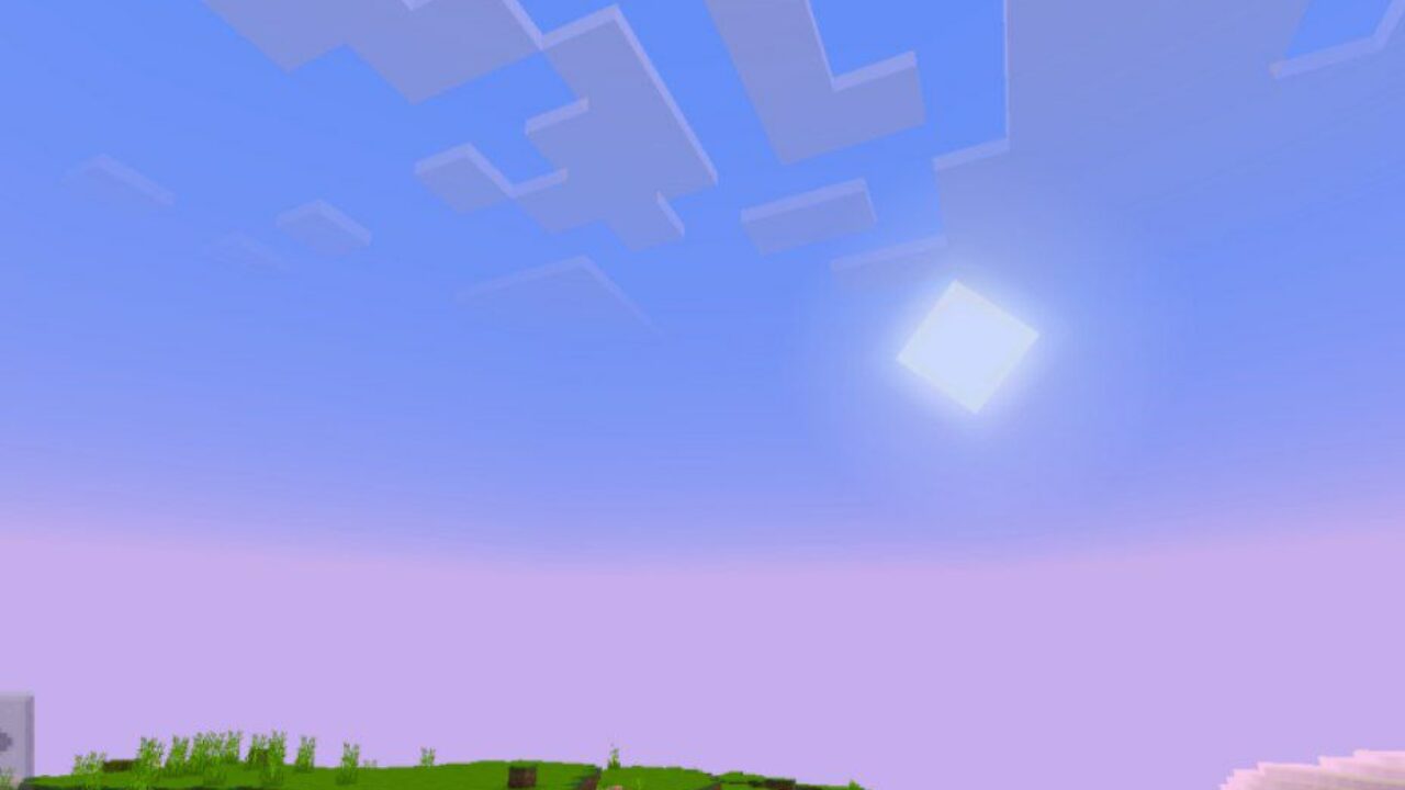 Sun from Ketsa Shader for Minecraft PE