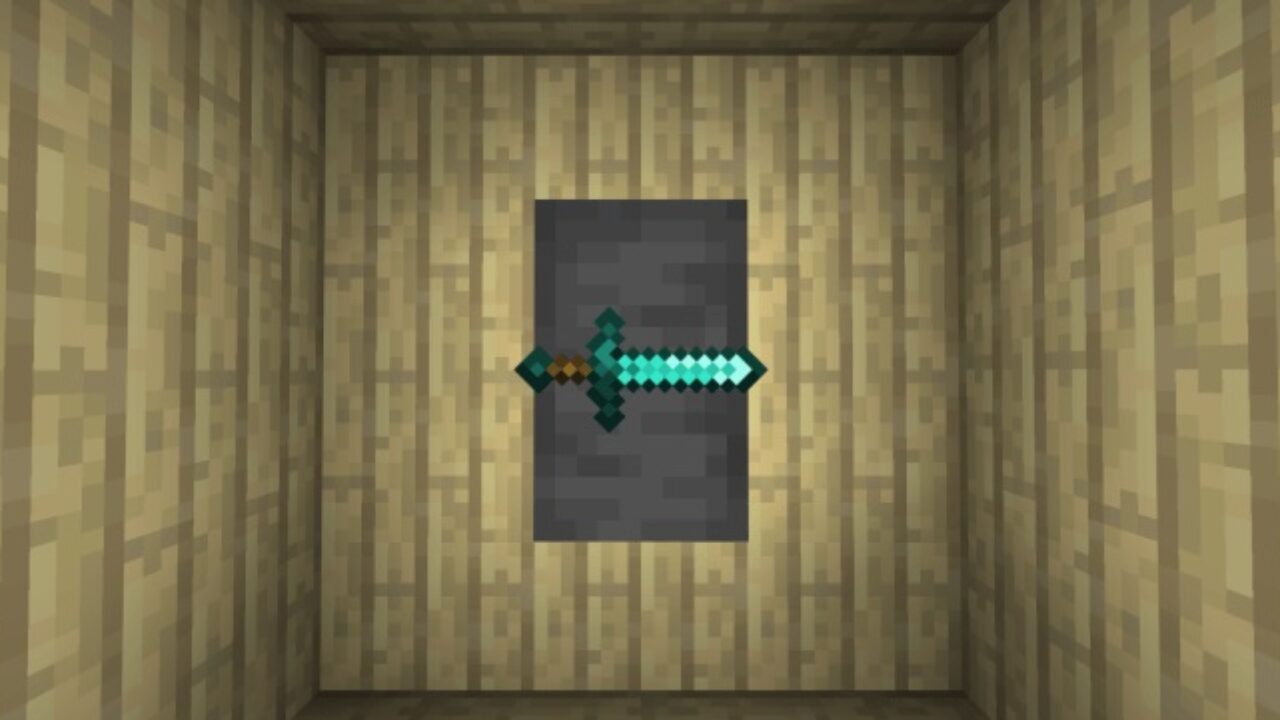 Sword from Frames Texture Pack for Minecraft PE