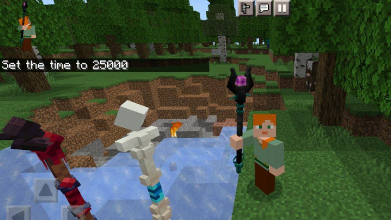 Teleport from Black Magic Mod for Minecraft PE