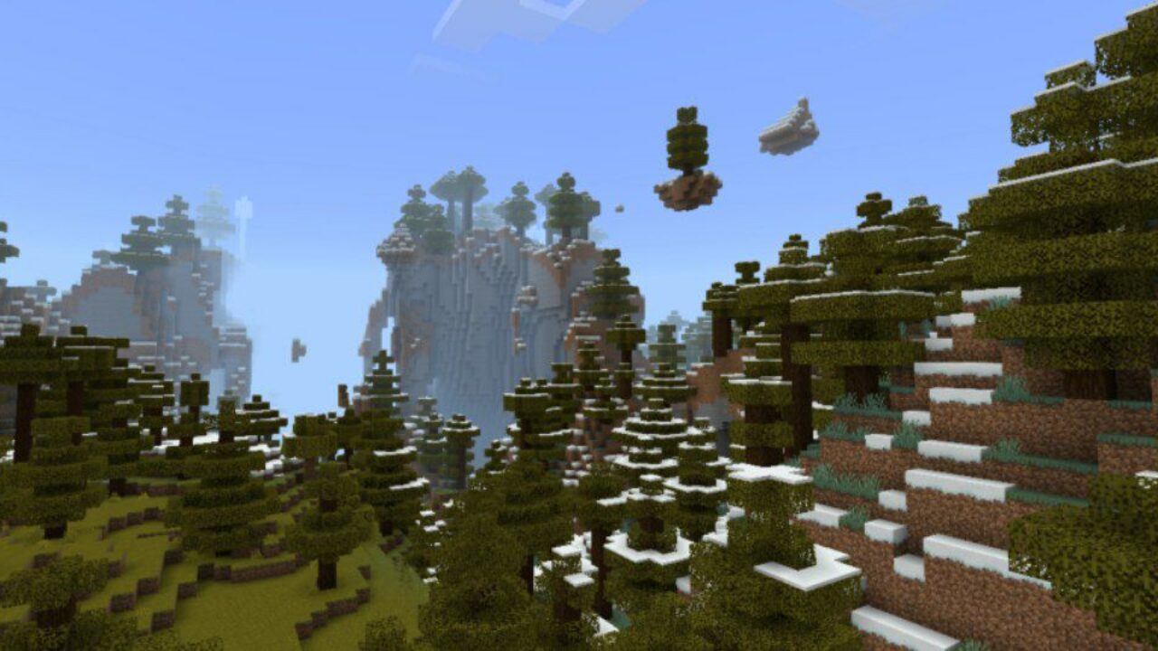 Top View from Dead Nature Texture Pack for Minecraft PE