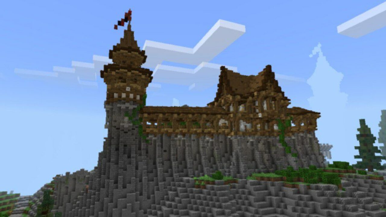Two Castles Map for Minecraft PE