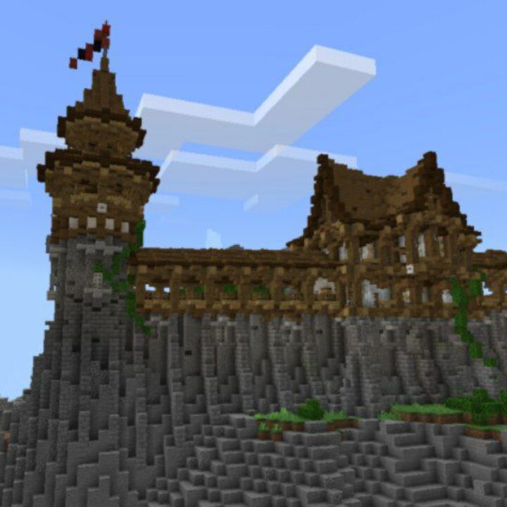 Two Castles Map for Minecraft PE