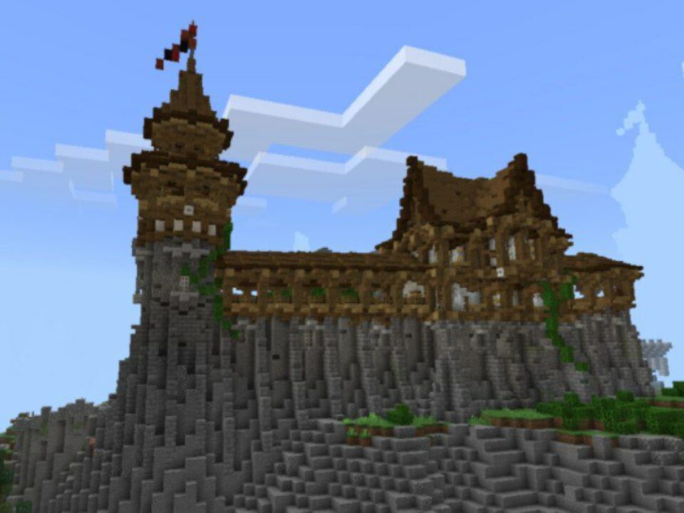 Two Castles Map for Minecraft PE