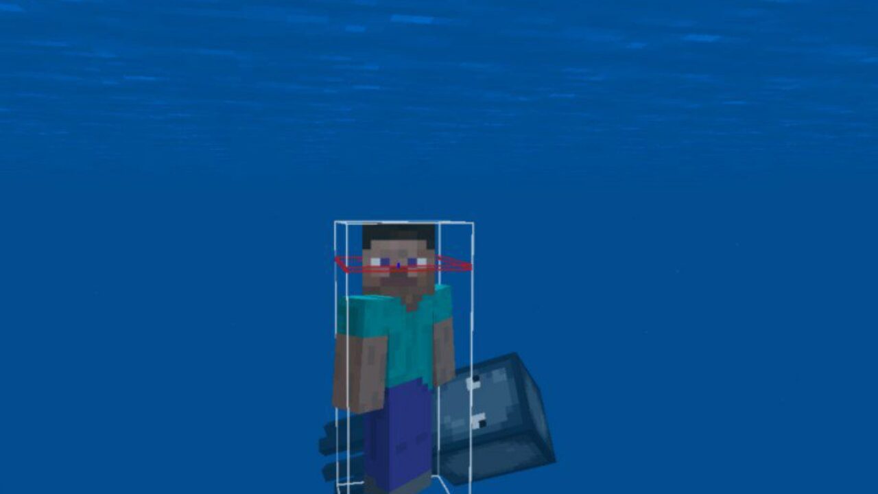 Underwater from Player Hitbox Texture Pack for Minecraft PE