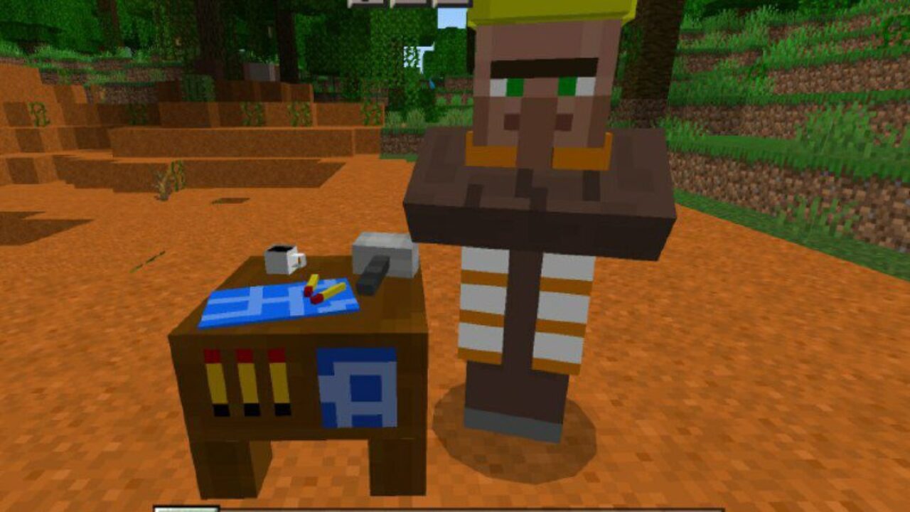 Villager Build Houses Mod for Minecraft PE