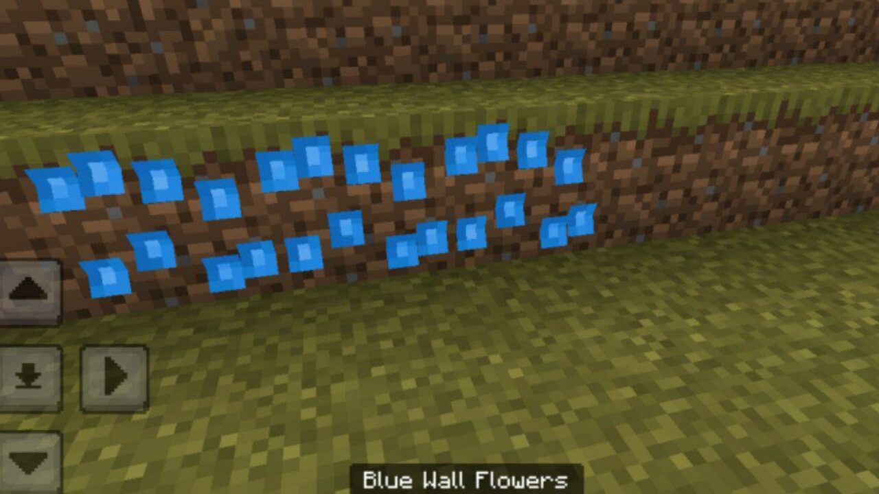 Wall Flowers from Botanical Decorations Mod for Minecraft PE