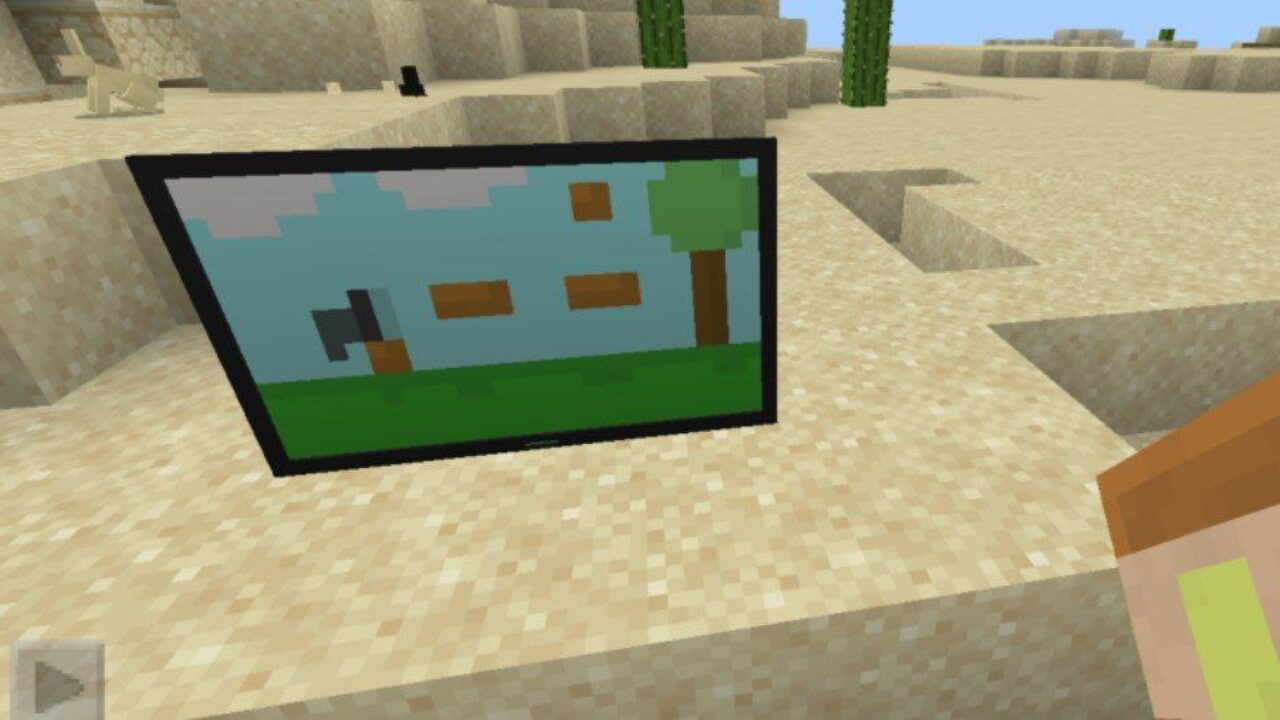 Working TV from Monodeco Plus Mod for Minecraft PE